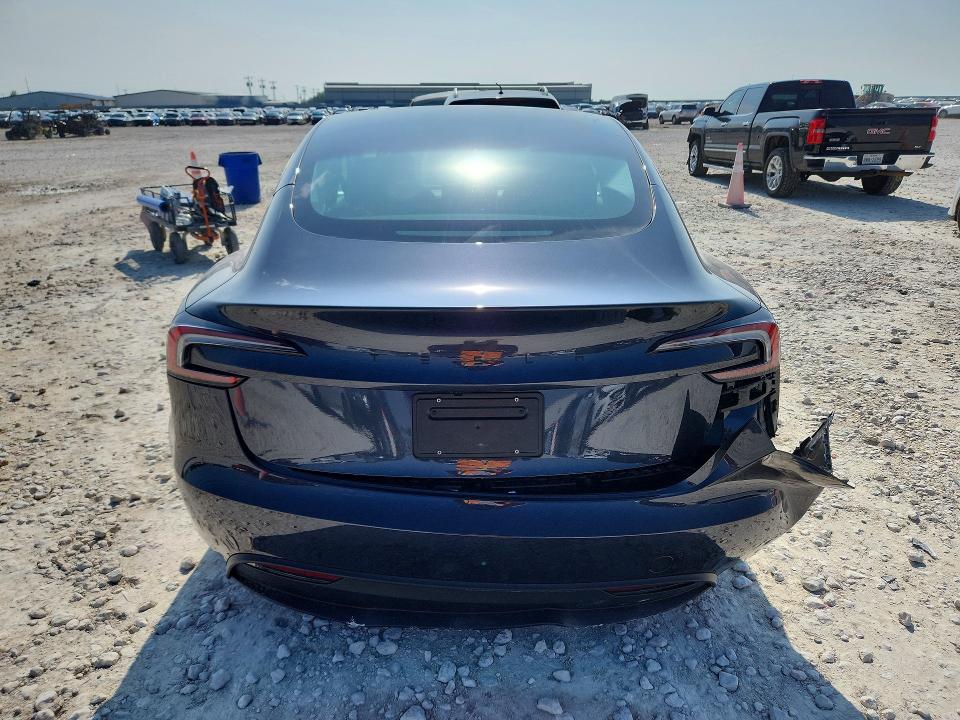 2026 Tesla Model 3 VIN 5YJ3E1EAXTF155621 COPART salvage auction — REAR END, Salvage Title, sold $12,700 on 2026-07-23 (photo 6)