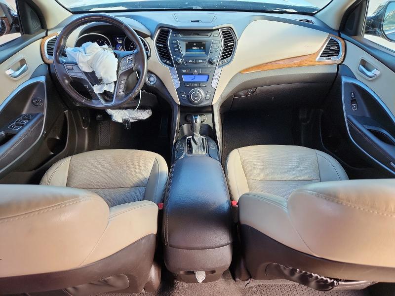 2016 Hyundai Santa fe VIN KM8SNDHF7GU142306 COPART salvage auction — FRONT END, Tx - Salvage Vehicle Title, sold $1,550 on 2026-07-23 (photo 8)
