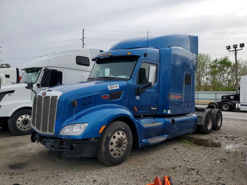 2015 Peterbilt 579 VIN 1XPBDP9XXFD266440 COPART salvage auction — SIDE, IN - CERT OF TITLE-SALVAGE TITLE, sold $5,300 on 2026-07-09 (photo 2)
