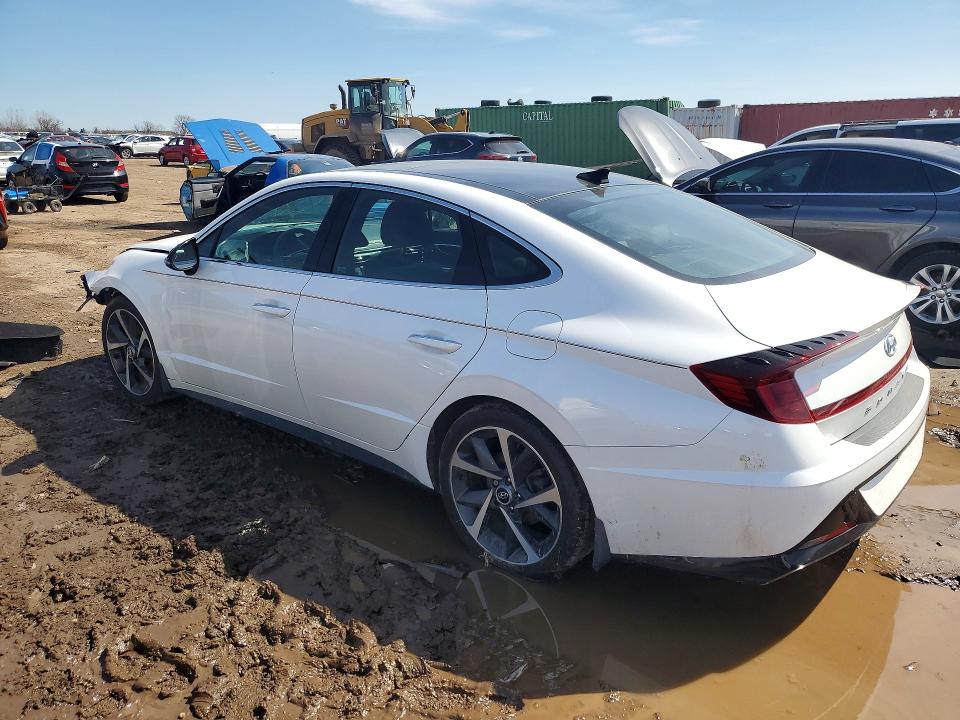 2022 Hyundai Sonata VIN KMHL44J25NA236908 COPART salvage auction — SIDE, Il - Salvage Certificate, sold $4,200 on 2026-07-07 (photo 2)