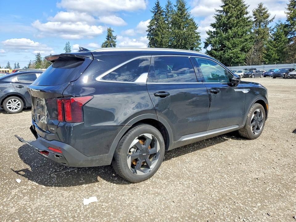 2025 Kia Sorento VIN KNDRHDJG4S5339692 COPART salvage auction — REAR END, Wa - Bill Of Sale, sold $10,500 on 2026-07-14 (photo 3)