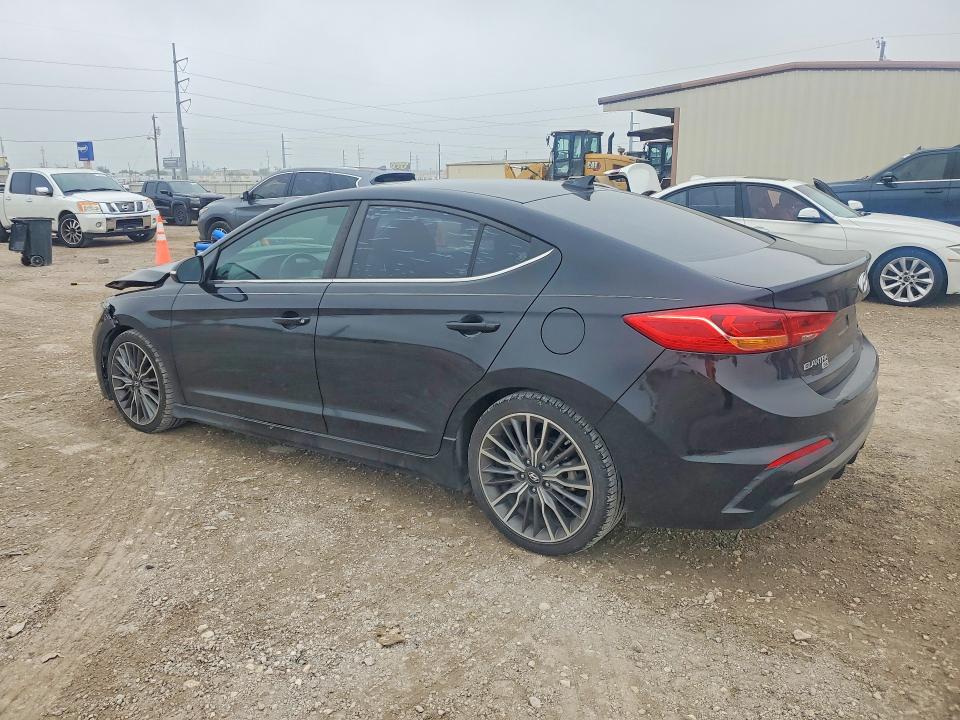 2018 Hyundai Elantra VIN KMHD04LB3JU482927 COPART salvage auction — FRONT END, Tx - Salvage Vehicle Title, sold $3,550 on 2026-07-15 (photo 2)