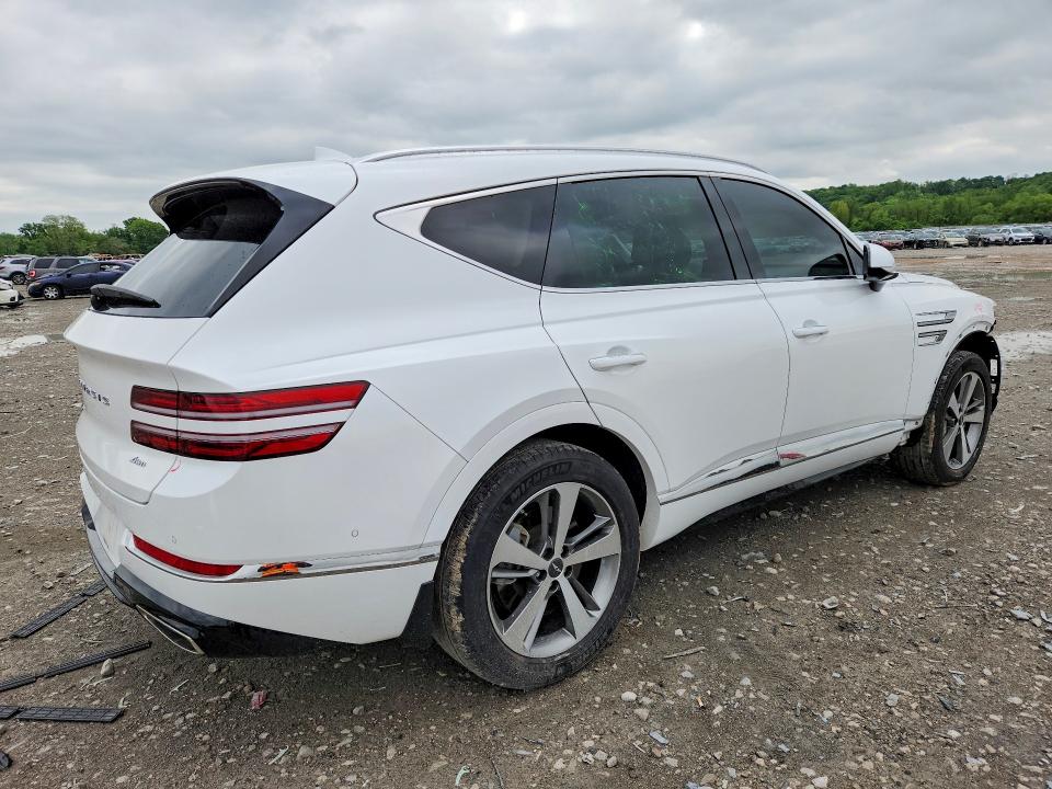 2024 Genesis Gv80 VIN KMUHBDSB6RU176301 COPART salvage auction — FRONT END, Il - Salvage Certificate, sold $9,700 on 2026-07-06 (photo 3)