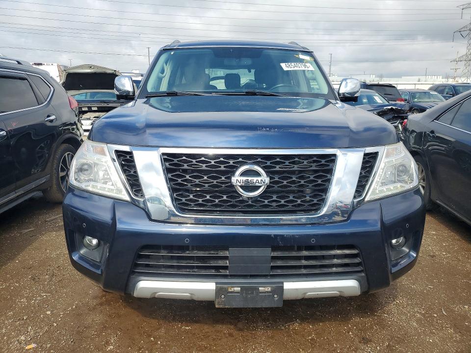 2018 Nissan Armada VIN JN8AY2NC3J9550953 COPART salvage auction — MECHANICAL, Il - Cert Of Title-Corrected, sold $10,500 on 2026-07-23 (photo 5)