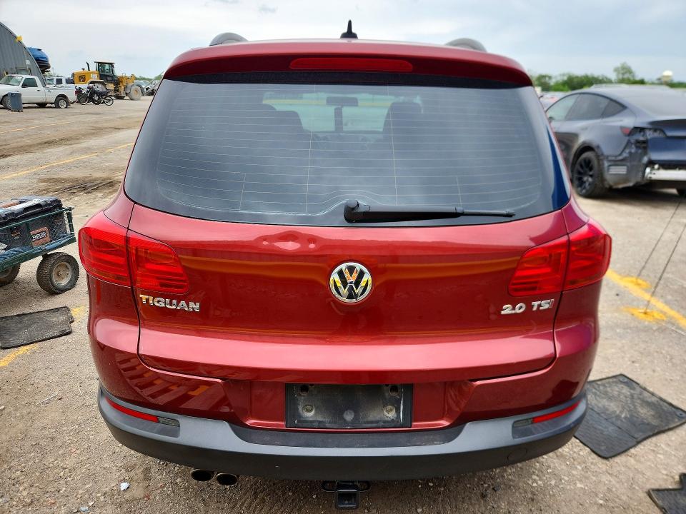 2015 Volkswagen Tiguan VIN WVGAV7AX7FW111334 COPART salvage auction — FRONT END, Ks - Cert Of Title-Salvage, sold $775 on 2026-07-27 (photo 6)