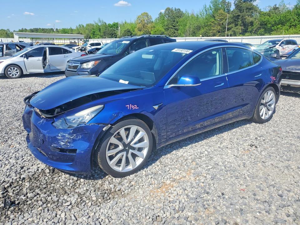 2019 Tesla Model 3 VIN 5YJ3E1EA3KF311528 COPART salvage auction — FRONT END, Tn - Salvage Certificate, sold $5,300 on 2026-07-02 (photo 1)