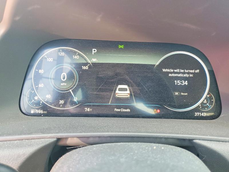 2021 Hyundai Sonata VIN 5NPEH4J24MH102142 COPART salvage auction — FRONT END, Nj - Cert Of Title-Salvage, sold $1,000 on 2026-07-29 (photo 9)