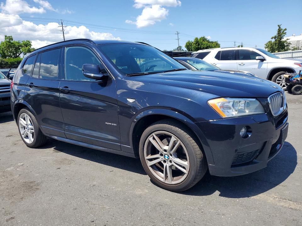 2014 BMW VIN 5UXWX9C58E0D37395 COPART salvage auction — REAR END, Ca - Salvage Certificate, sold $1,600 on 2026-07-02 (photo 4)