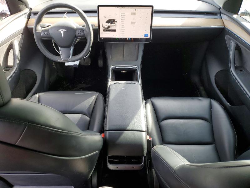 2023 Tesla Model y VIN 7SAYGDEE9PA025095 COPART salvage auction — SIDE, Salvage Title, sold $9,100 on 2026-07-15 (photo 8)