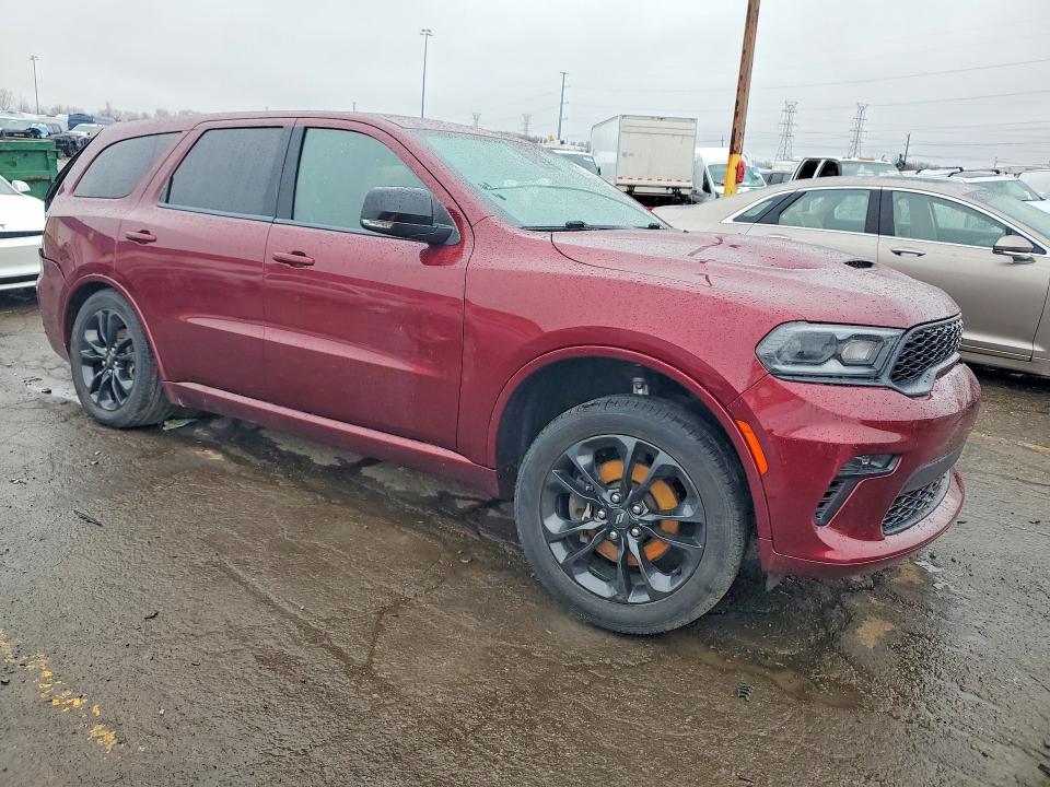 2022 Dodge Durango VIN 1C4RDJDG1NC160726 COPART salvage auction — REAR END, Oh - Cert Of Title-Salvage, sold $7,600 on 2026-07-24 (photo 4)