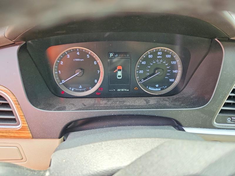 2015 Hyundai Sonata VIN 5NPE34AF3FH013067 COPART salvage auction — FRONT END, Md - Cert Of Salvage > 75% Damage, sold $1,200 on 2026-07-02 (photo 9)