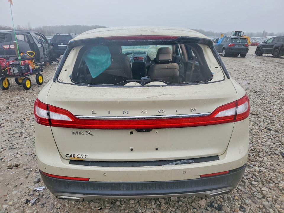 2016 Lincoln Mkx VIN 2LMPJ6KR6GBL32141 COPART salvage auction — FRONT END, MI - CERTIFICATE OF TITLE, sold $525 on 2026-07-02 (photo 6)