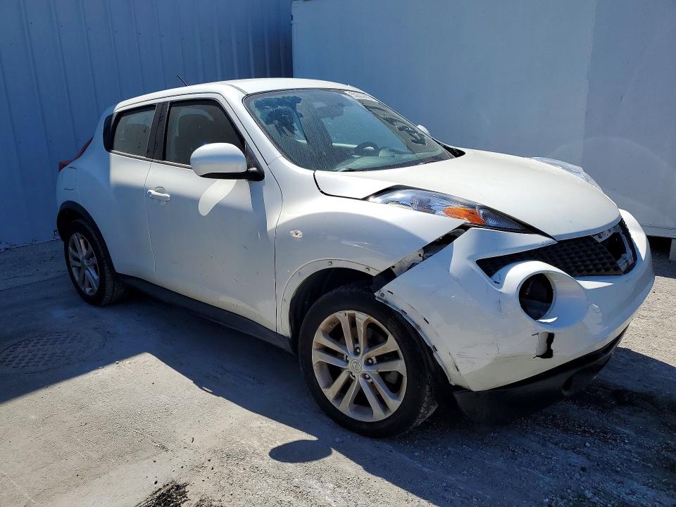 2013 Nissan Juke VIN JN8AF5MV7DT230410 COPART salvage auction — FRONT END, Fl - Cert Of Title Slvg Rebuildable, sold $575 on 2026-07-31 (photo 4)