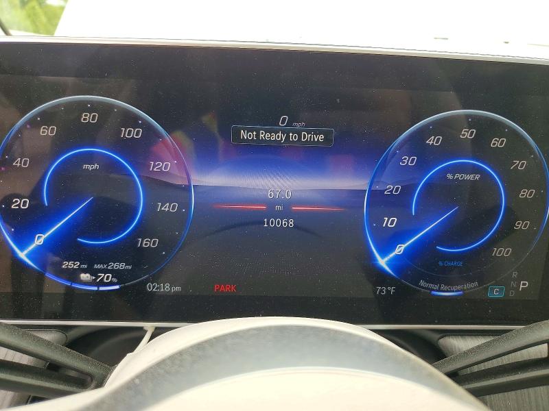 2024 Mercedes-benz Eqe VIN 4JGGM2BB8RA058731 COPART salvage auction — REAR END, Ar - Cert Of Title-Salvage, sold $27,250 on 2026-07-27 (photo 9)