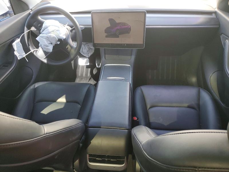 2022 Tesla VIN 7SAYGDEE4NF493106 COPART salvage auction — FRONT END, Ca - Salvage Certificate, sold $5,400 on 2026-07-28 (photo 8)