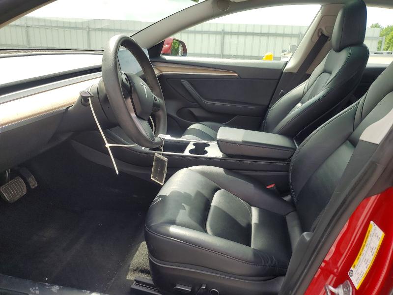 2022 Tesla Model 3 VIN 5YJ3E1EA5NF187749 COPART salvage auction — REAR END, Tx - Salvage Vehicle Title, sold $5,700 on 2026-07-13 (photo 7)