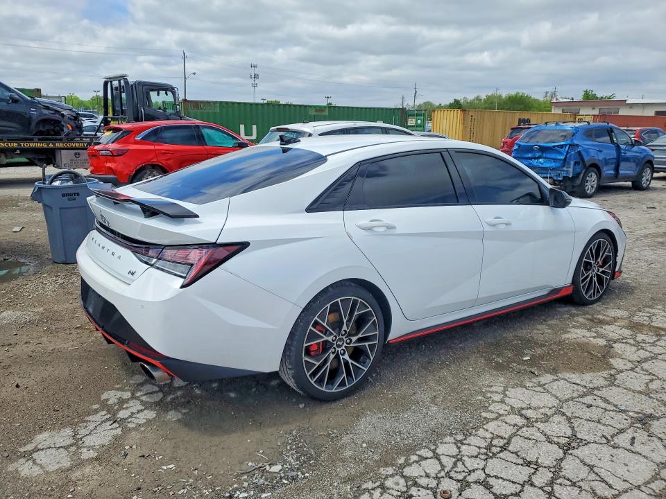2023 Hyundai Elantra VIN KMHLW4AKXPU012271 COPART salvage auction — MECHANICAL, In - Cert Of Title-Salvage Title, sold $6,500 on 2026-07-24 (photo 3)