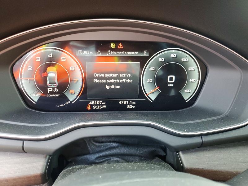 2024 Audi VIN WA1EAAFY9R2025402 COPART salvage auction — FRONT END, Tx - Salvage Vehicle Title, sold $16,100 on 2026-07-02 (photo 9)