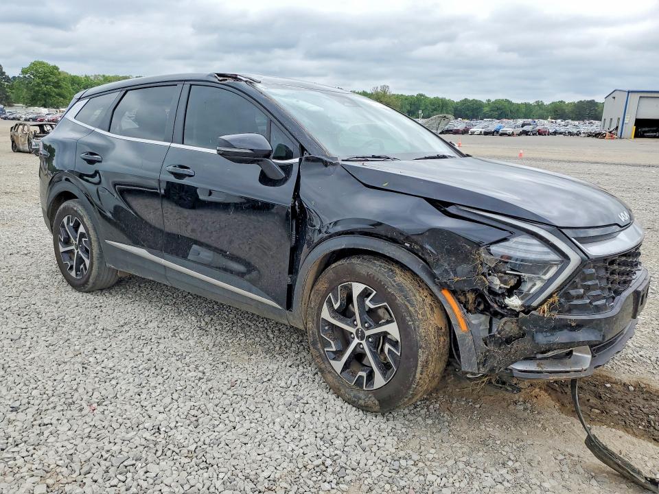 2025 Kia Sportage VIN 5XYK33DF4SG273004 COPART salvage auction — ROLLOVER, Ar - Cert Of Title-Salvage, sold $80 on 2026-07-27 (photo 4)