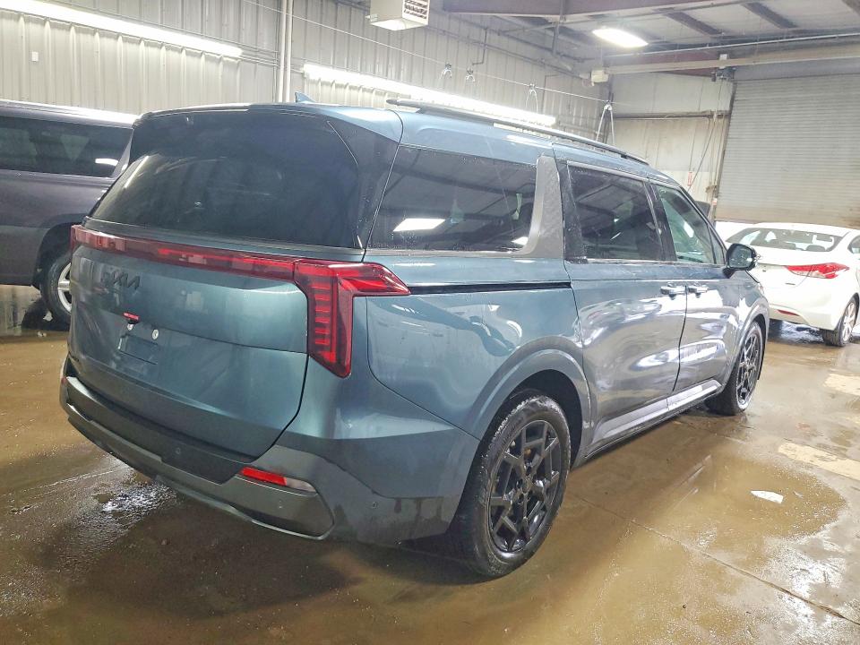 2025 Kia Carnival VIN KNDNE5K37S6492568 COPART salvage auction — FRONT END, Il - Salvage Certificate, sold $18,900 on 2026-07-09 (photo 3)