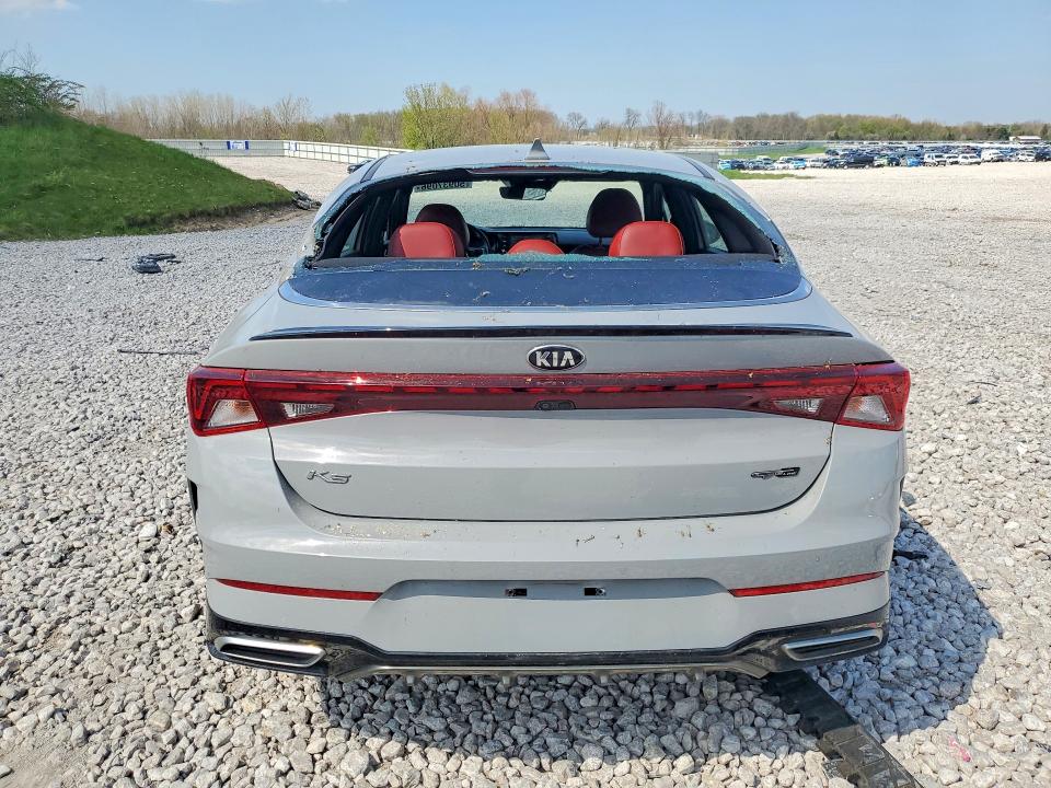 2021 Kia K5 VIN 5XXG64J21MG019570 COPART salvage auction — ROOF, Mi - Certificate Of Title, sold $9,400 on 2026-07-09 (photo 6)