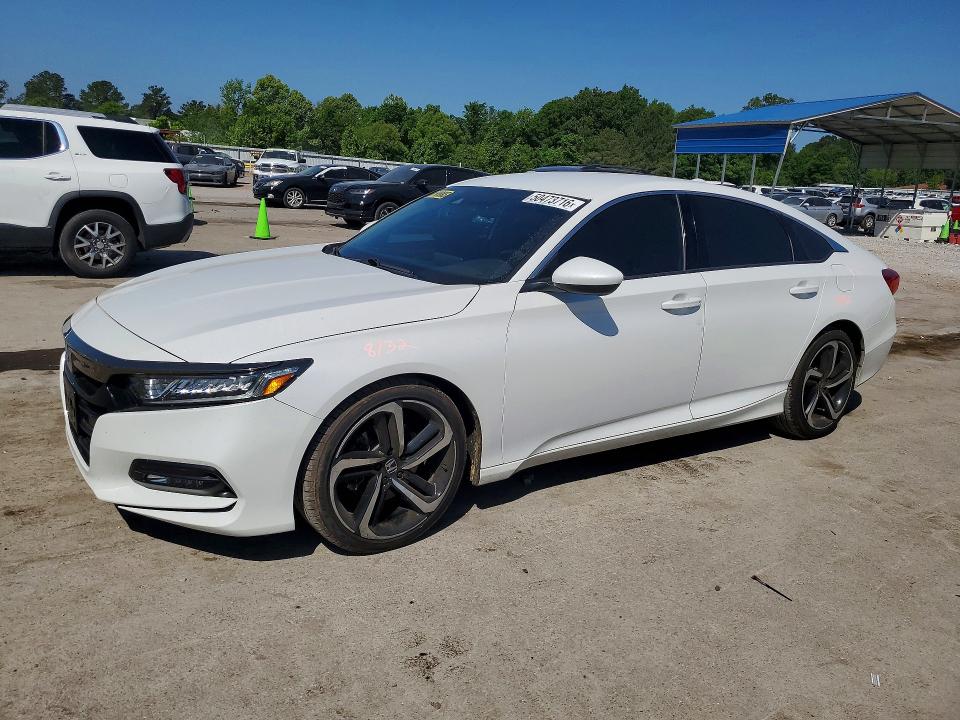 2020 Honda Accord VIN 1HGCV1F3XLA143835 COPART salvage auction — REAR END, Ms - Cert Of Title-Salvaged, sold $300 on 2026-07-31 (photo 1)