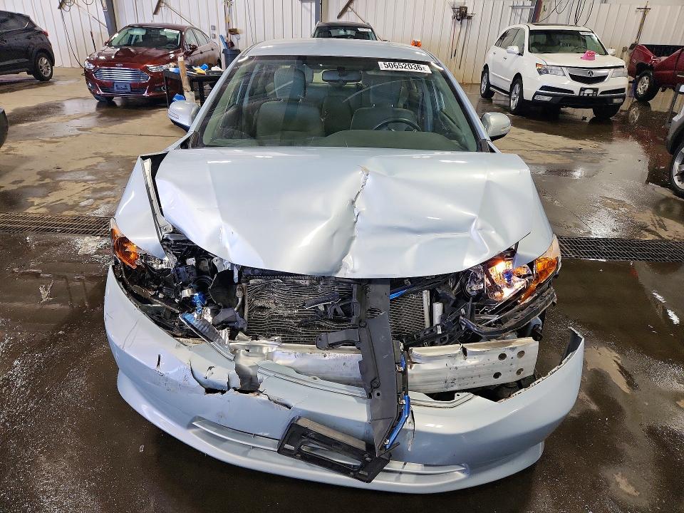 2012 Honda Civic VIN JHMFB4F2XCS003080 COPART salvage auction — FRONT END, Mn - Cert Of Title-Prior Salvage, sold $450 on 2026-07-14 (photo 5)