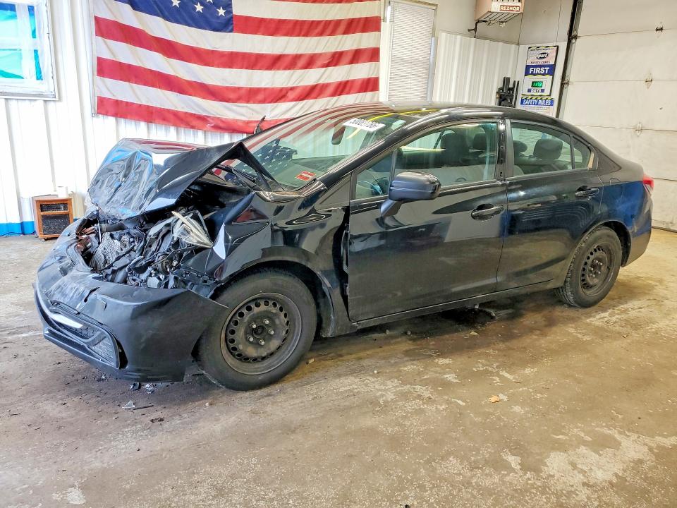 2015 Honda Civic VIN 19XFB2F57FE295763 COPART salvage auction — FRONT END, Id - Salvage Certificate Of Title, sold $375 on 2026-07-02 (photo 1)