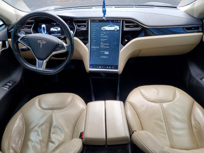 2014 Tesla Model s VIN 5YJSA1H17EFP46124 COPART salvage auction — SIDE, Or - Salvage Title Certificate, sold $2,200 on 2026-07-06 (photo 8)