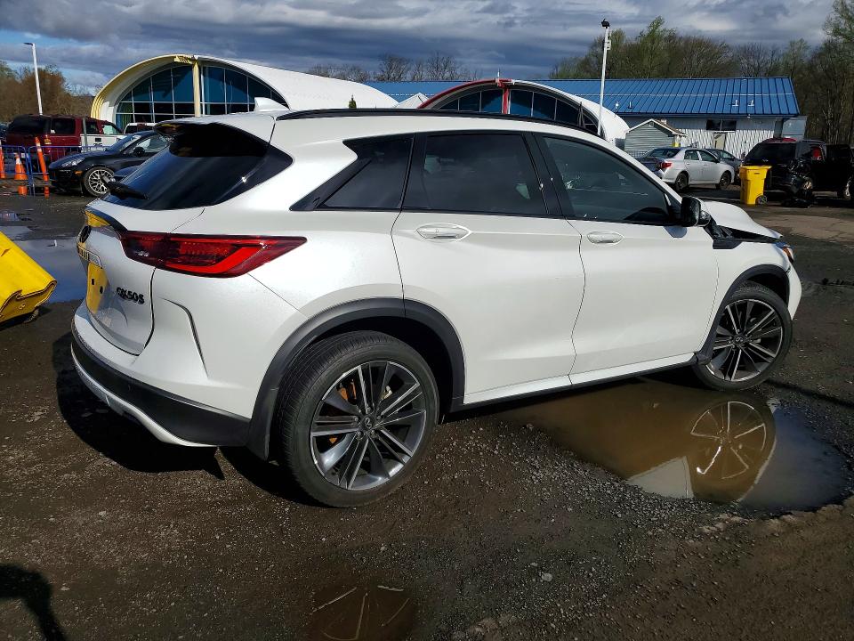 2025 Infiniti Qx50 VIN 3PCAJ5FB6SF103287 COPART salvage auction — FRONT END, Salvage Title, sold $8,700 on 2026-08-21 (photo 3)