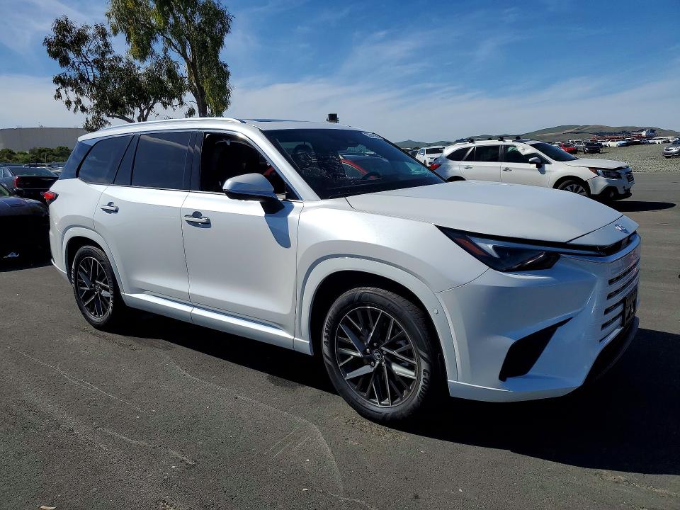 2025 Lexus Tx VIN 5TDAAAA66SS015502 COPART salvage auction — SIDE, Ca - Salvage Certificate, sold $33,000 on 2026-07-13 (photo 4)