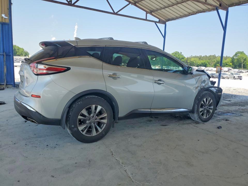 2017 Nissan Murano VIN 5N1AZ2MG7HN114021 COPART salvage auction — FRONT END, Ga - Cert Of Ttl-Slvg Manufctr Bybk, sold $2,700 on 2026-07-02 (photo 3)