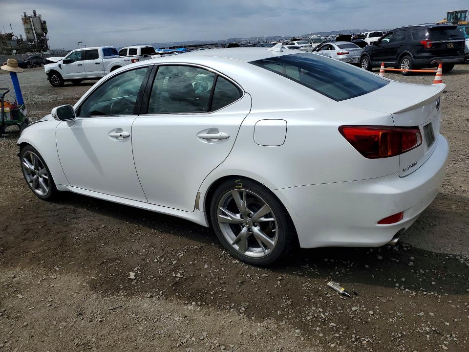 2010 Lexus Is 250 VIN JTHBF5C22A5124792 COPART salvage auction — FRONT END, Ca - Salvage Certificate, sold $800 on 2026-07-02 (photo 2)