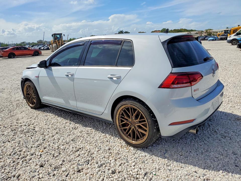 2019 Volkswagen Gti VIN 3VW6T7AU2KM034319 COPART salvage auction — FRONT END, Fl - Cert Of Title Slvg Rebuildable, sold $7,500 on 2026-07-14 (photo 2)