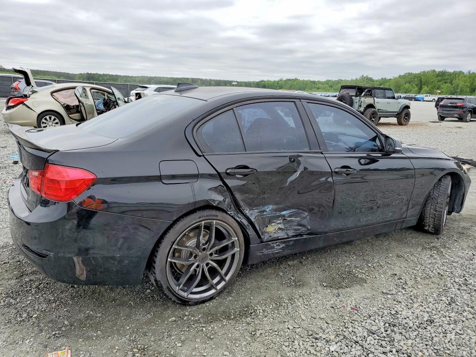 2014 BMW 3er VIN WBA3A5G54ENP29022 COPART salvage auction — FRONT END, Sc - Cert Of Title-Salvage, sold $1,700 on 2026-07-27 (photo 3)