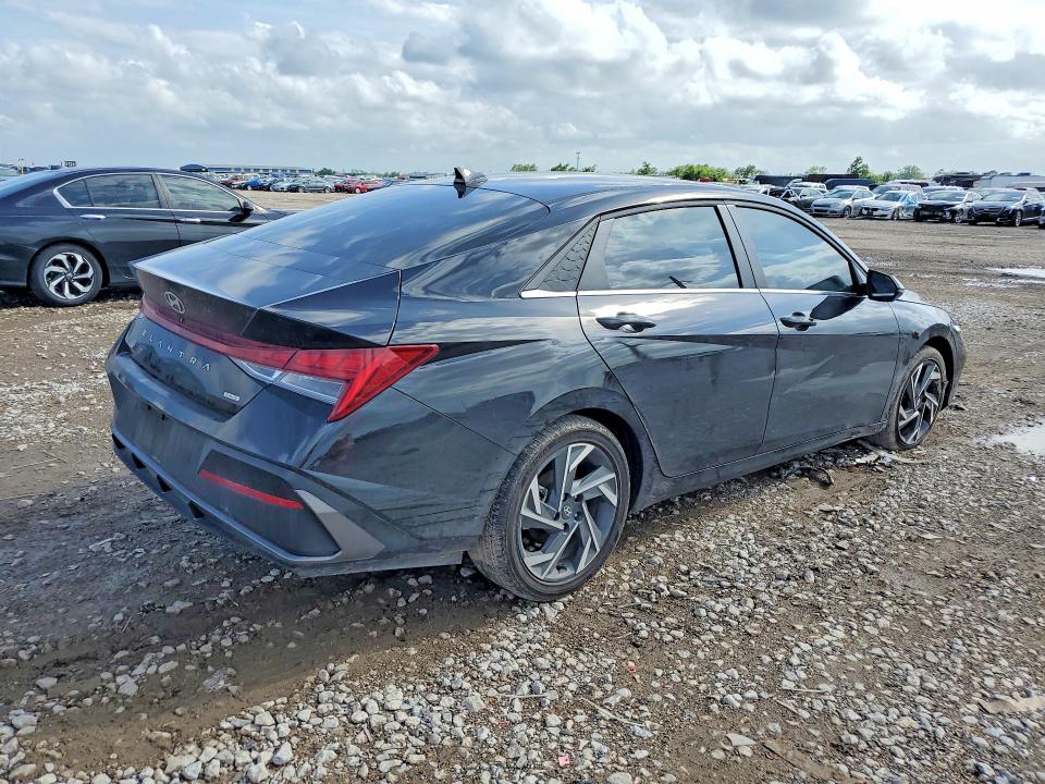 2025 Hyundai Elantra VIN KMHLN4DJ6SU155975 COPART salvage auction — NORMAL WEAR, Tx - Salvage Vehicle Title, sold $175 on 2026-07-30 (photo 3)