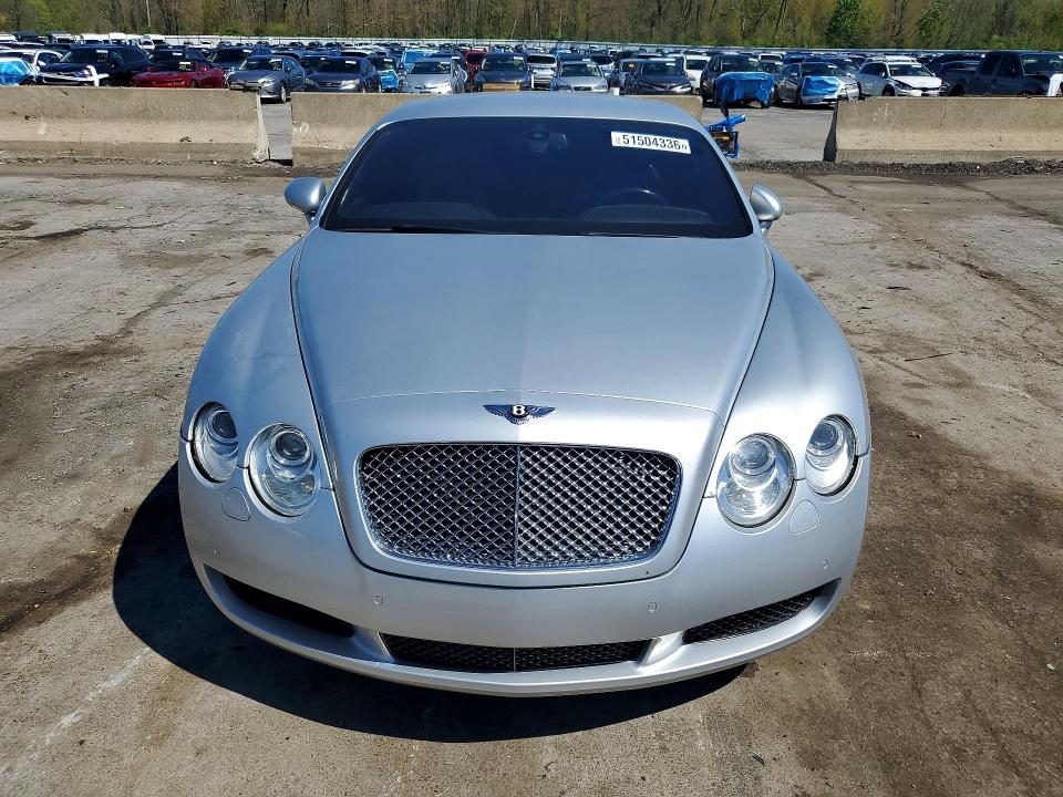 2004 Bentley Continental VIN SCBCR63W24C021798 COPART salvage auction — NORMAL WEAR, Va - Parts Only, sold $5,200 on 2026-07-21 (photo 5)