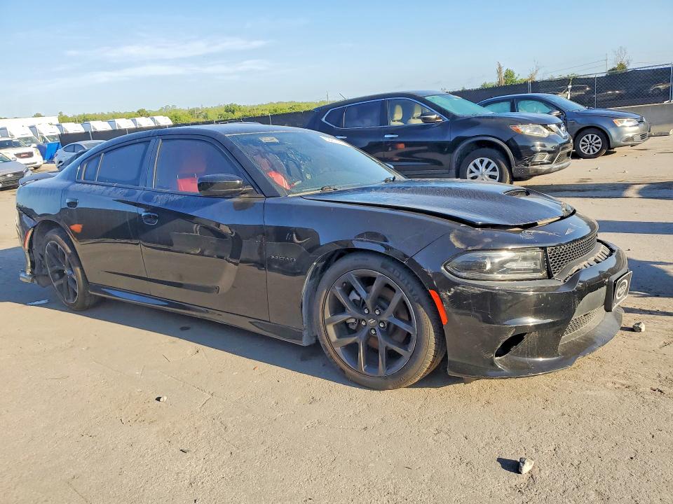 2021 Dodge Charger VIN 2C3CDXCT7MH650126 COPART salvage auction — FRONT END, Fl - Certificate Of Title, sold $12,200 on 2026-07-28 (photo 4)