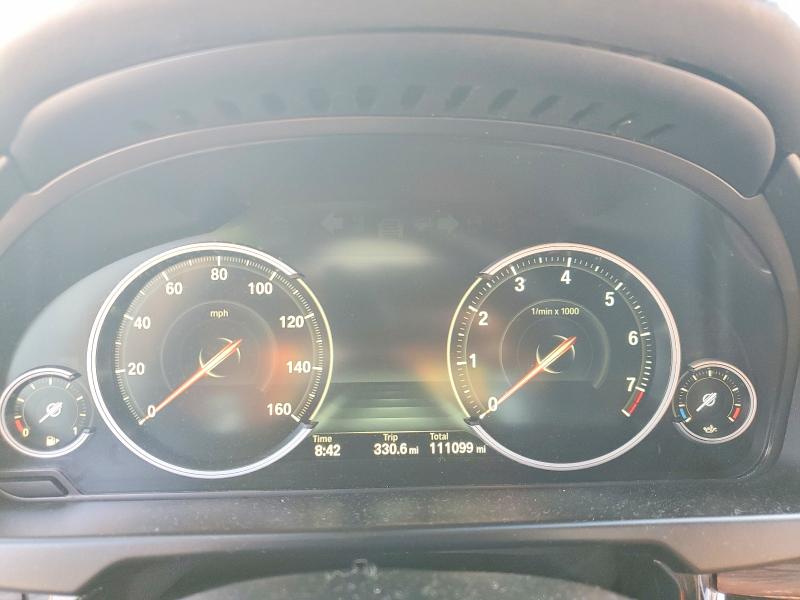 2016 BMW X6 VIN 5UXKU6C57G0R33829 COPART salvage auction — FRONT END, Tx - Salvage Vehicle Title, sold $5,300 on 2026-07-24 (photo 9)