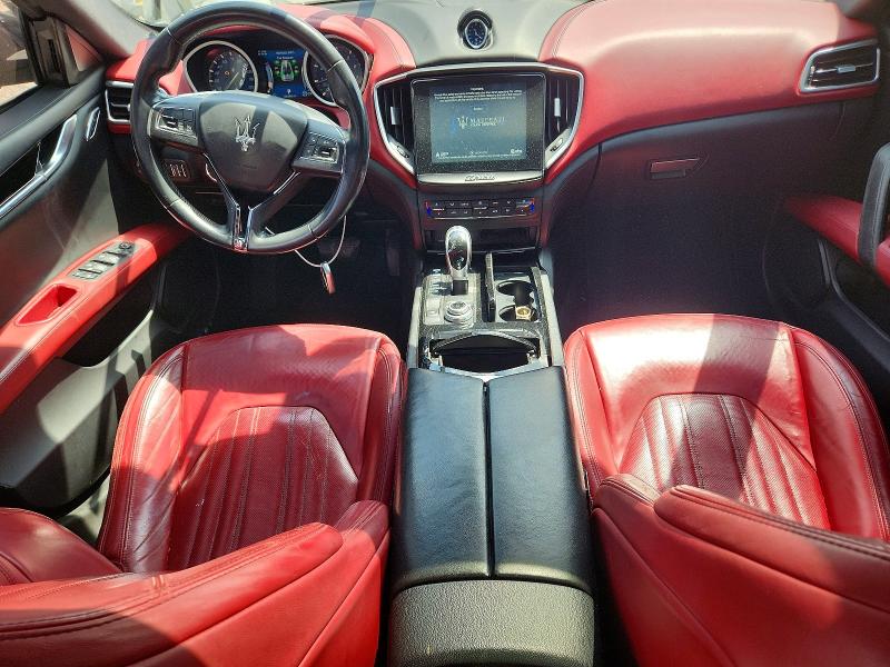 2017 Maserati Ghibli VIN ZAM57XSL4H1257181 COPART salvage auction — FRONT END, Id - Salvage Certificate Of Title, sold $1,150 on 2026-07-21 (photo 8)