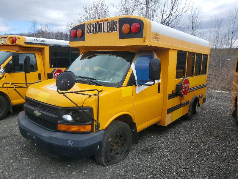 2009 Chevrolet Bus VIN 1GBHG31C781222683 COPART salvage auction — FRONT END, Ny - Certificate Of Title, sold $2,500 on 2026-07-09 (photo 2)