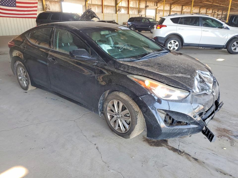 2016 Hyundai Elantra VIN KMHDH4AE3GU474986 COPART salvage auction — FRONT END, Id - Salvage Certificate Of Title, sold $1,350 on 2026-07-20 (photo 4)