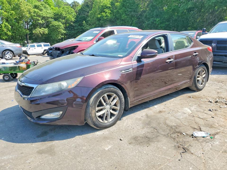 2012 Kia Optima VIN 5XXGM4A76CG006300 COPART salvage auction — FRONT END, Ga - Cert Of Title-Salvage, sold $625 on 2026-07-24 (photo 1)
