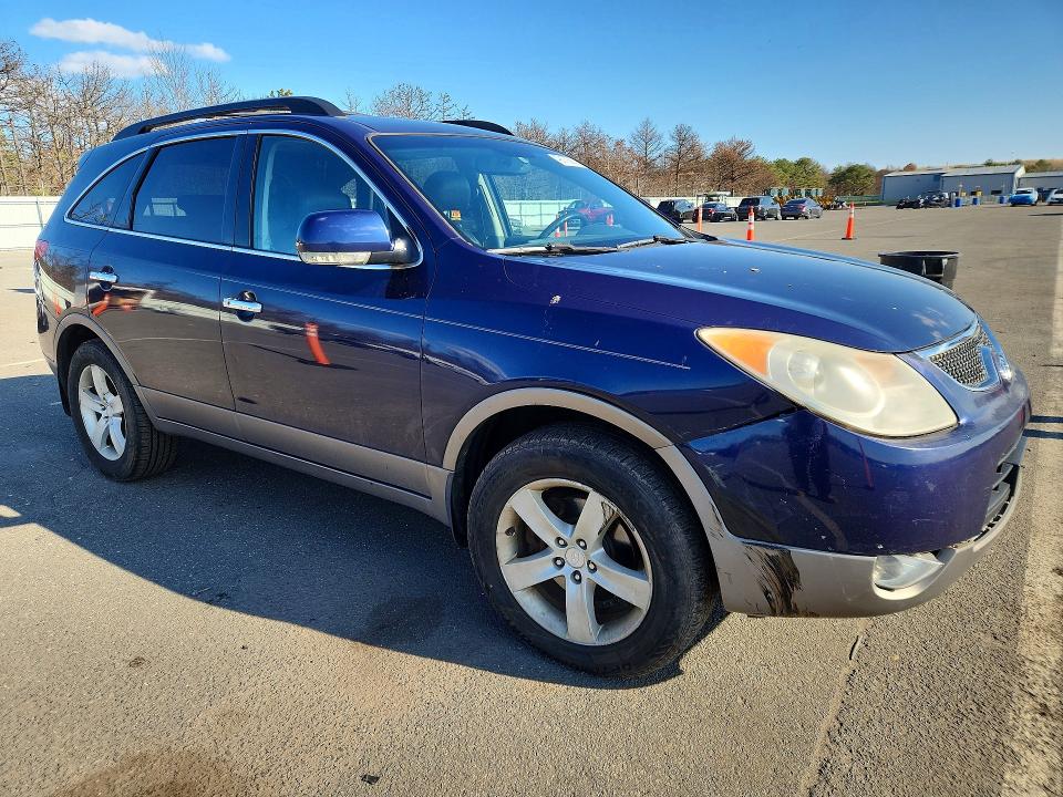 2009 Hyundai Veracruz VIN KM8NU73CX9U081602 COPART salvage auction — FRONT END, Id - Salvage Certificate Of Title, sold $1,100 on 2026-07-08 (photo 4)
