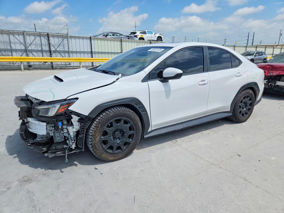 2023 Subaru Wrx VIN JF1VBAF68P9805497 COPART salvage auction — FRONT END, Tx - Salvage Vehicle Title, sold $525 on 2026-07-02 (photo 1)