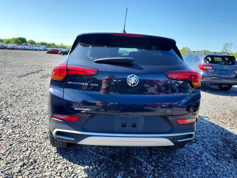2021 Buick Encore VIN KL4MMBS28MB079776 COPART salvage auction — MINOR DENT/SCRATCHES, Il - Salvage Certificate, sold $2,600 on 2026-07-13 (photo 6)