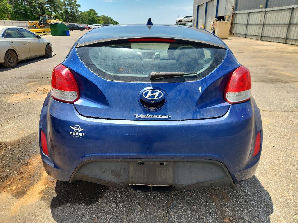 2016 Hyundai Veloster VIN KMHTC6AD9GU302104 COPART salvage auction — FRONT END, Al - Cert Of Title-Salvage Title, sold $550 on 2026-07-06 (photo 6)
