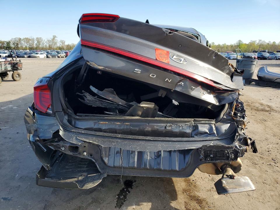 2020 Hyundai Sonata VIN 5NPEL4JA0LH011969 COPART salvage auction — REAR END, Va - Certificate Of Title, sold $200 on 2026-07-15 (photo 6)
