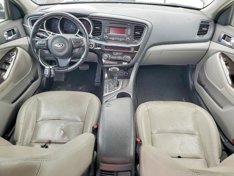 2014 Kia Optima VIN 5XXGN4A77EG328458 COPART salvage auction — SIDE, Tx - Certificate Of Title, sold $700 on 2026-07-02 (photo 8)