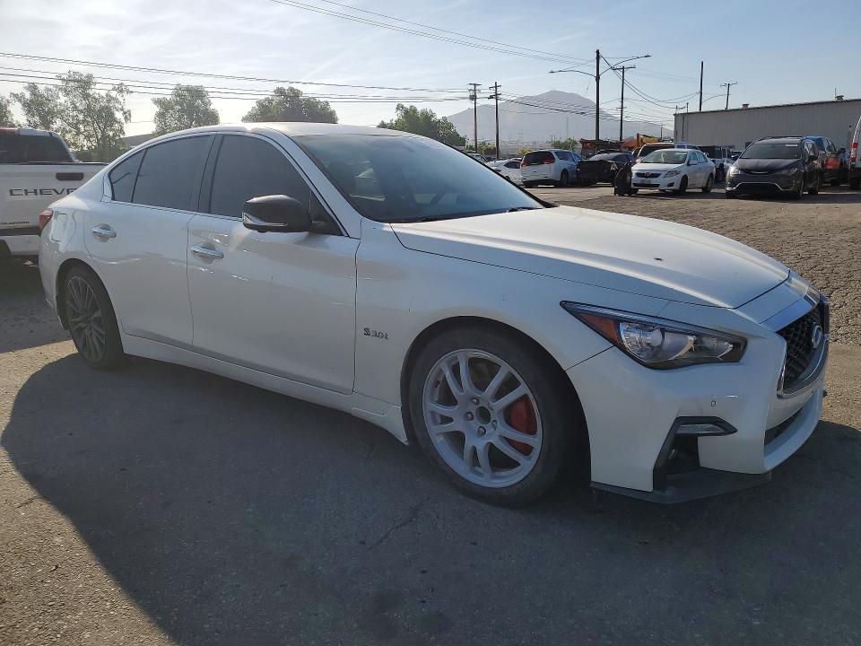 2018 Infiniti Q50 VIN JN1FV7AP8JM461668 COPART salvage auction — UNDERCARRIAGE, Ca - Salvage Certificate, sold $8,100 on 2026-07-02 (photo 4)